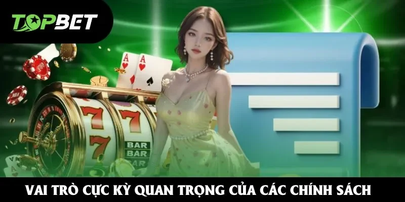 Vai trò cực kỳ quan trọng của các chính sách Vai trò cực kỳ quan trọng của các chính sách