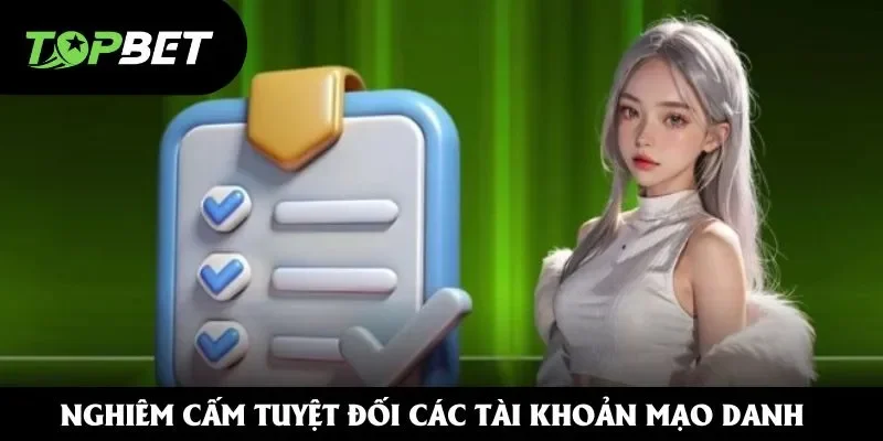 Nghiêm cấm tuyệt đối các tài khoản mạo danh Nghiêm cấm tuyệt đối các tài khoản mạo danh